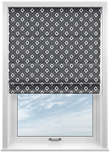 Huaraz Velvet, Midnight - Roman Blind
